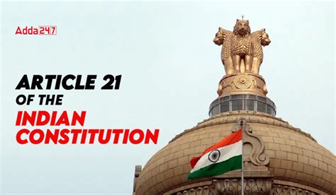 Article 21 Of Indian Constitution Right Life And Personal Liberty