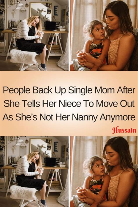 People Back Up Single Mom After She Tells Her Niece To Move Out As She’s Not Her Nanny Anymore