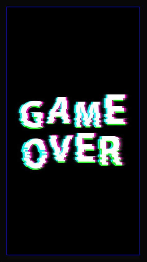 Game Over Black Case Backgroud Game Over Hayatikdrgl Iphone Hd