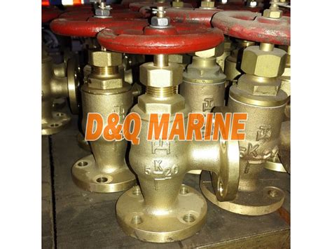 Marine Bronze Brass Screw Down Check Angle Valve Jis F K China