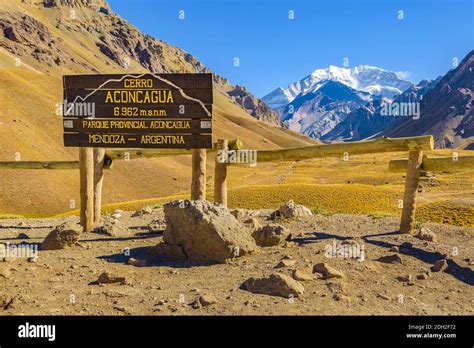 Aconcagua National Park Mendoza Argentina Stock Photo Alamy