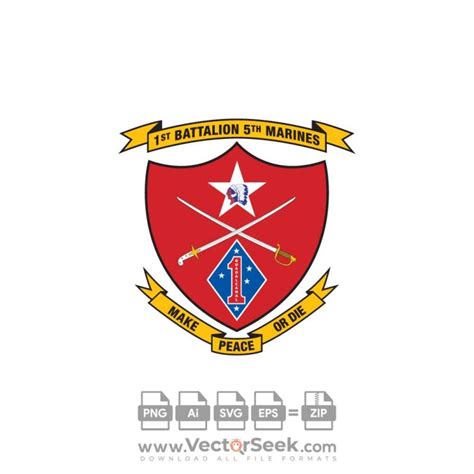 st battalion  marine regiment usmc logo vector ai png svg