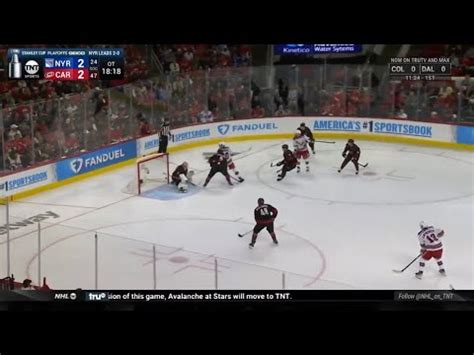 Artemi Panarin Overtime Goal Vs Hurricanes Game 2 5 9 24 YouTube