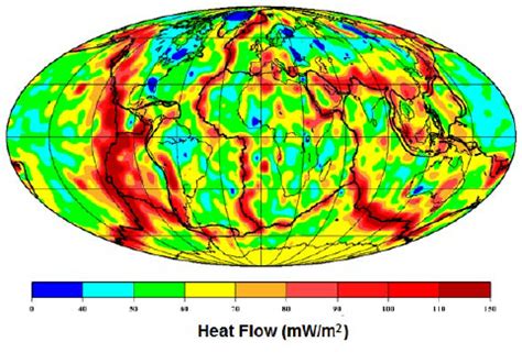 Global Heat Flow Map Derived From Observational Data Vieira And Hamza