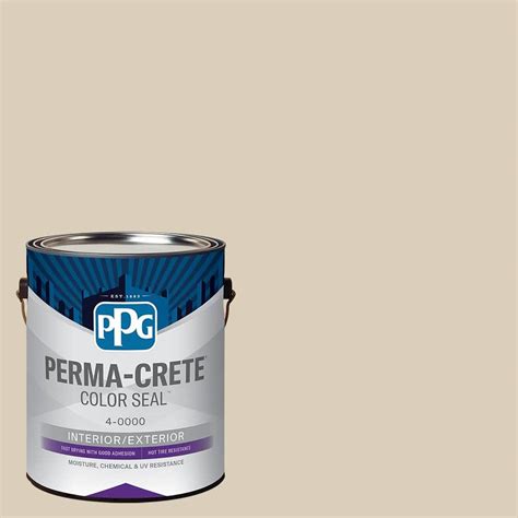 Perma Crete Color Seal Gal Ppg Toasted Almond Satin Interior