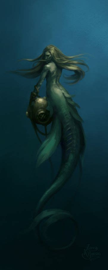 Creaturesfromdreams Fantasy Mermaids Mermaid Artwork Evil Mermaids