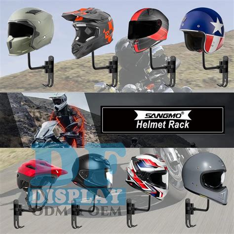 Motorcycle Accessories Helmet Holder Helmet Hanger Rack Wall Mounted Hook For Coats Hats Caps