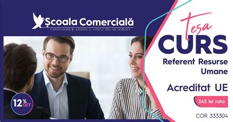 Curs Referent Resurse Umane Certificare Acreditat