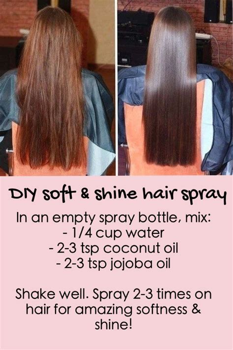 Shiny Hair Diy How To Make Homemade Hair Shine Spray Homemade Ftempo Hair Shine Spray Shiny