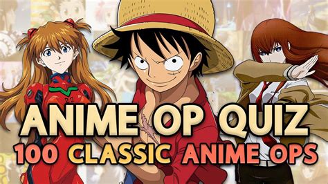 Anime Opening Quiz Iconic Anime Openings Youtube