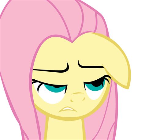 Fluttershy Ugh Face By Skitt Less On Deviantart