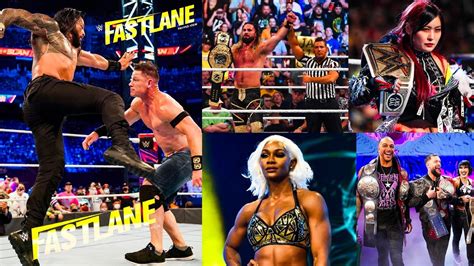 Wwe Fastlane All Matches Winner S Surprises Roman Reigns John Cena