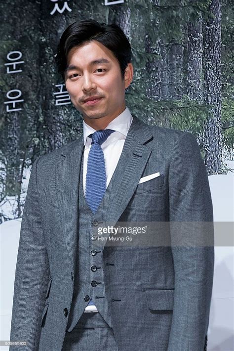 South Korean Actor Gong Yoo Attends The Press Conference For A Man And