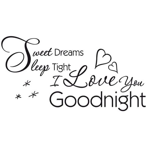 Wandtattoo Sweet Dreams Sleep Tight Wall Art De