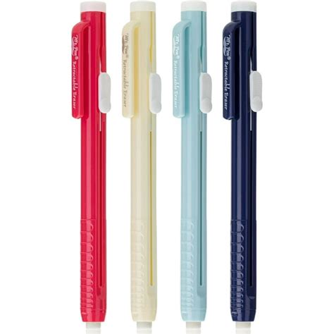 Mr. Pen- Pack of 4 Retractable Mechanical Eraser Pens, Assorted Colors ...