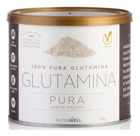 Suplemento En Polvo Nutrawell Glutamina Pura G Nutrawell Glutamina