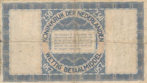 Niederlande Gulden Geldschein Banknote Zilverbon Serie Cr