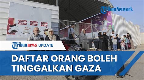 Perang Makin Genting Hamas Bolehkan Warga Negara Ini Tinggalkan Jalur