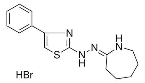 2 AZEPANONE 4 PHENYL 1 3 THIAZOL 2 YL HYDRAZONE HYDROBROMIDE