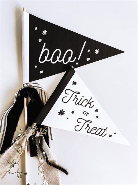 Printable Halloween Pennant Flags - Etsy