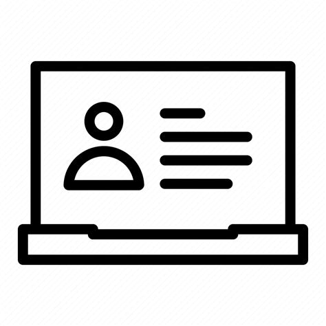 pc computer laptop data icon   iconfinder