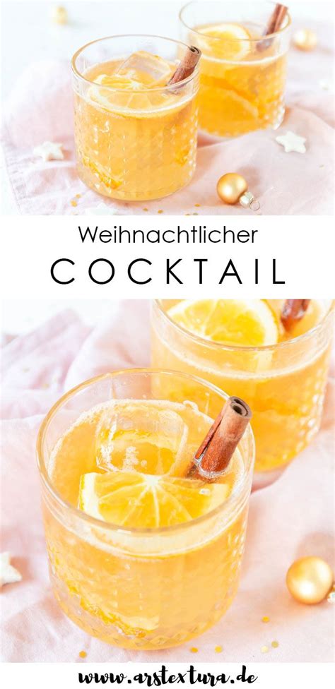 Weihnachtlicher Cocktail Mit Rum Und Orange Ars Textura Diy Blog In