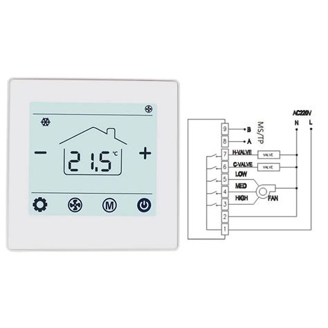 Best Thermostat Factory V V Digital Fan Coil Ac Thermostat With