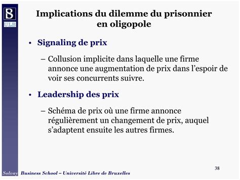 Ppt Micro Conomie Et Finance Cours Concurrence Oligopolistique