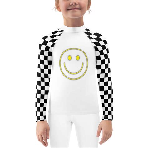 Kids Happy Emoji Rash Guard - Etsy