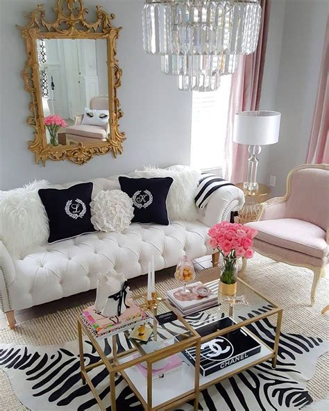 Glamorous Living Room Decor Ideas