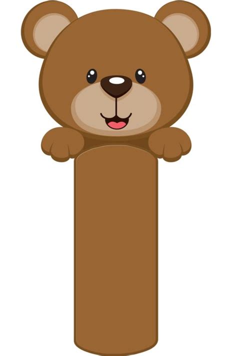 A Brown Teddy Bear Peeking Out From Behind A Tall Cylinder With Its