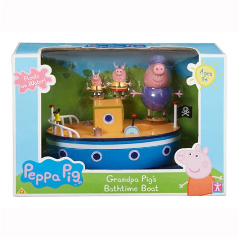 Peppa Pig Grandpa Pigs Bathtime Boat | Toys | Toy Street UK