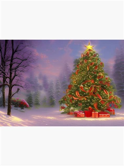 "Beautiful Christmas Tree - Cozy Winter Scenery " Poster for Sale by ...