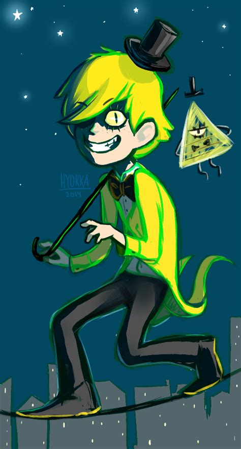 Human Bill Cipher Creepy And Crawly By Hyokka On Deviantart