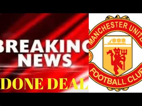 Breaking News Manchester United Officials Set To Travel To Sign