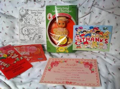 Rare S Vintage Strawberry Shortcake Berry Baby Lemon Meringue In Box