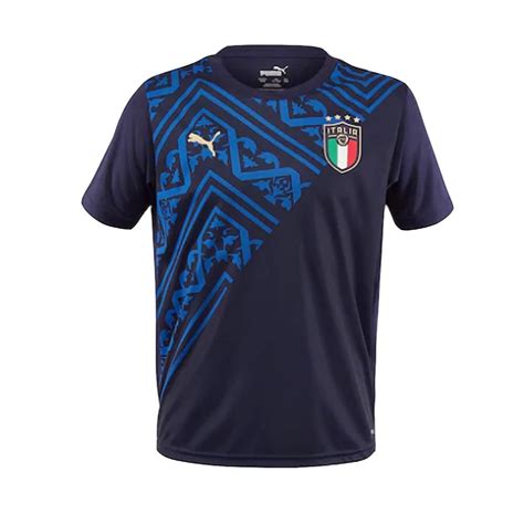 2020 2021 Italy Stadium Away Jersey Peacot Kids Classic Football Kit