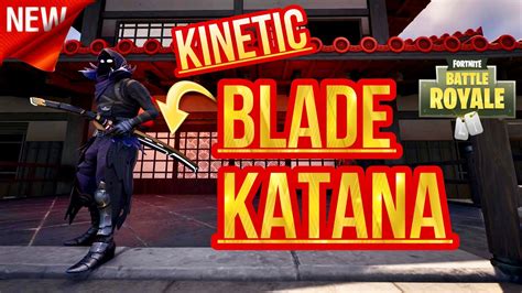 Fortnite Battle Royale Chapter 4 Season 2 NEW Kinetic Blade Katana