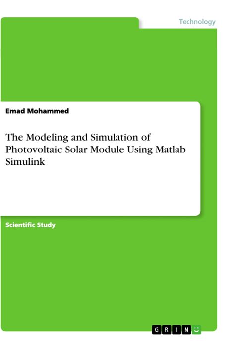 Solar Cell System Simulation Using Matlab Simulink Eroplum