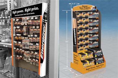 The Home Depot Dual Branded Displays Display Duracell Duracell Battery