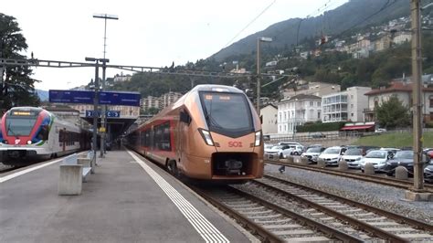 Abfahrt des IR46 nach Zürich HB am Bahnhof Locarno YouTube