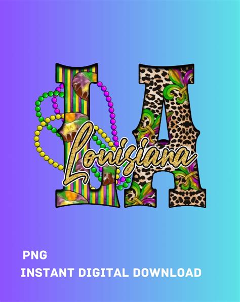 La Louisiana Png Mardi Gras Png Leopard Carnival Design For Shirts Or