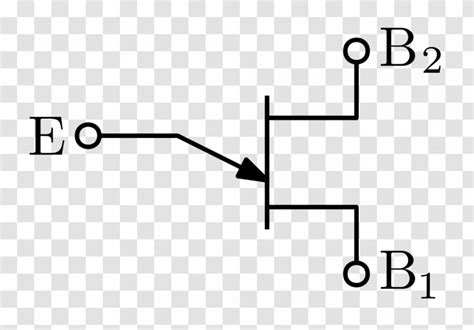 Unijunction Transistor Relay Electronics Electric Potential Difference - Black And White ...