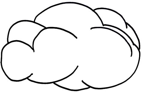 Cloud Coloring Page - ClipArt Best