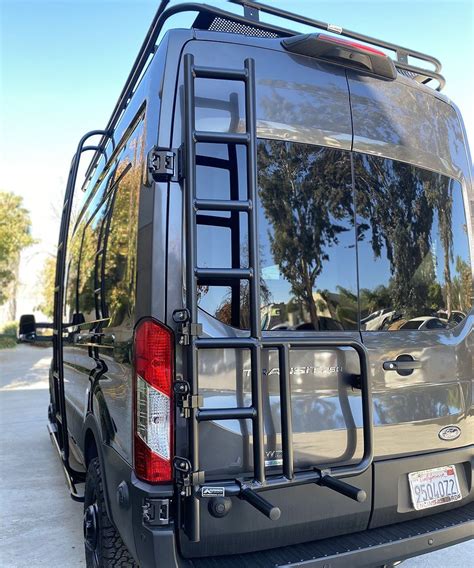 Aluminess Rear Door Ladder For Ford Transit Vans — 2015 And Newer Price Includes Shipping