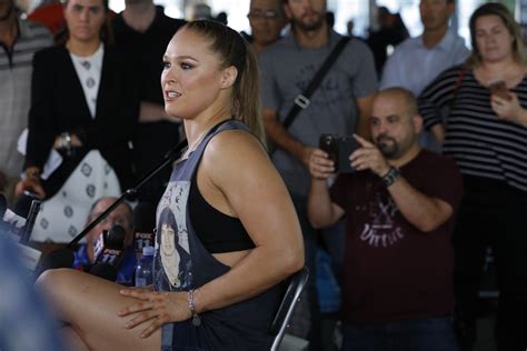 Ronda Rousey UFC 193 media day photos - MMA Fighting