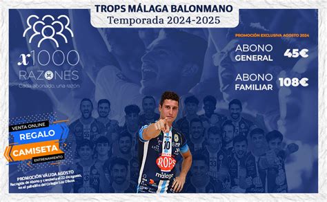 El Trops Málaga lanza su campaña de abonados al lema de Por mil