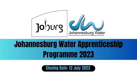 Johannesburg Water Apprenticeship Programme 2023