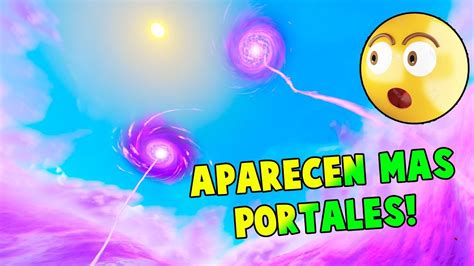 Aparecen MÁs Portales En El Cielo De Fortnite ⚡🌌 Youtube