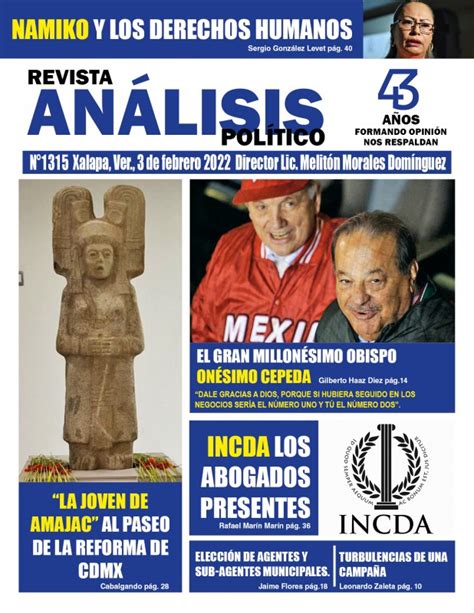 Edición Análisis Político 1315 Revista Análisis Político